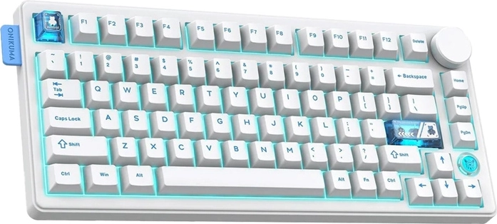 Teclado mecánico Onikuma MT706 blanco QWERTY