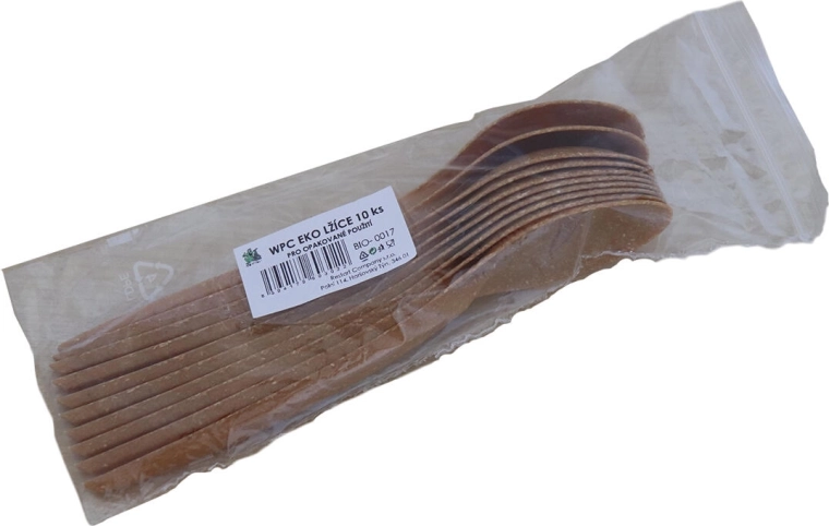 Cucharas ecológicas de WPC, set de 10 uds
