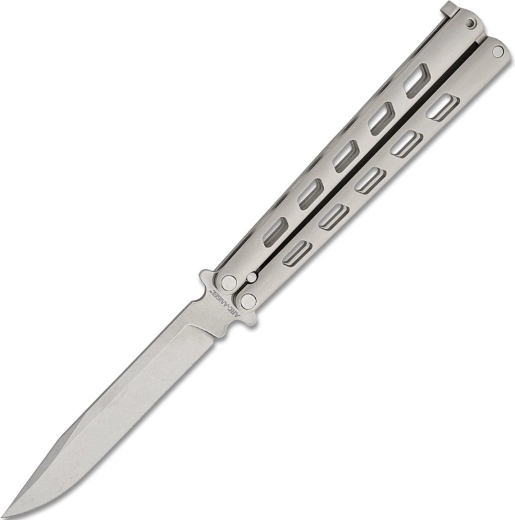 Navaja balisong Cold Steel Arc Angel, 11,4 cm, satinado, empuñaduras de aluminio