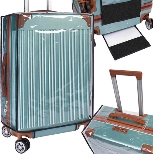 Funda protectora transparente para maleta Trizand