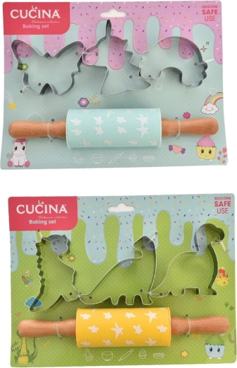 Set infantil para hornear DINO (4 uds., 2 variantes)