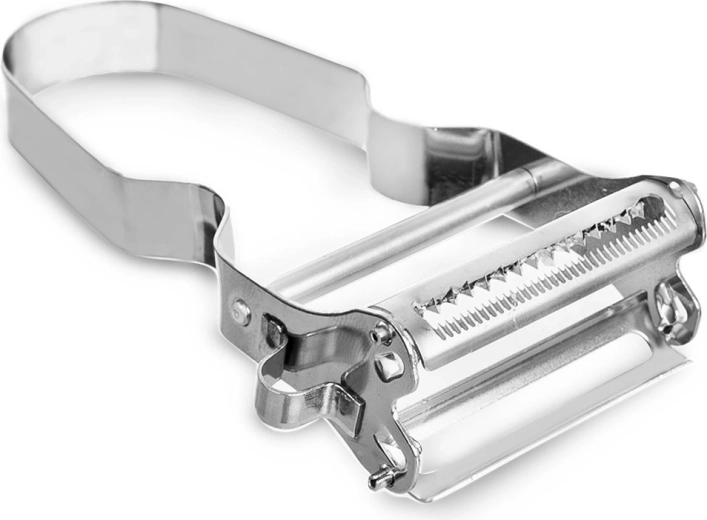Pelador doble de acero inoxidable para verduras y frutas 11,5 cm
