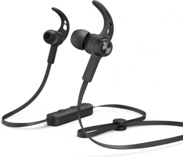 Auriculares deportivos inalámbricos intraaurales Hama Freedom Run II con micrófono – negros