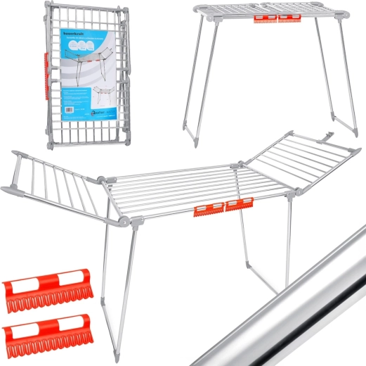 Tendedero de pie plegable XL