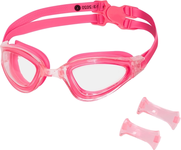 Gafas de natación NILS Aqua rosas con Anti‑Fog y protección UV