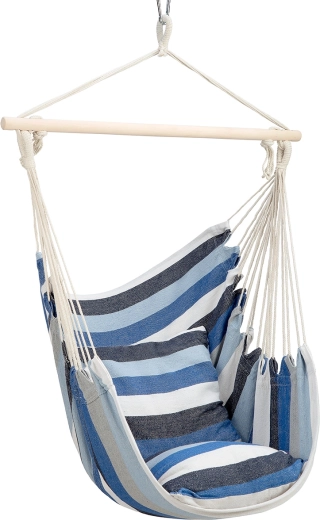 Silla colgante brasileña azul