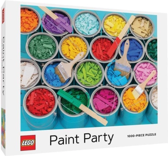 Puzzle de Chronicle Books LEGO fiesta de pintura 1000 piezas