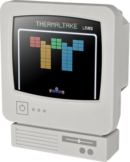 Pantalla LCD retro para información del sistema