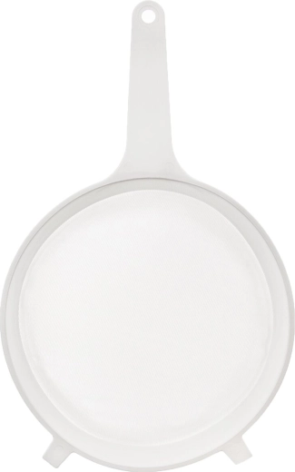 Colador fino blanco de plástico 25 cm