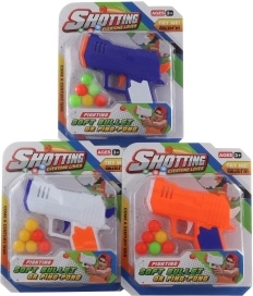 Pistola de plástico para bolitas para niños
