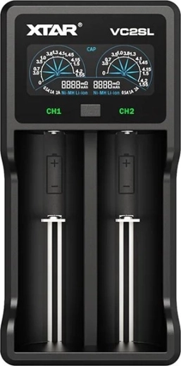 Cargador de baterías XTAR VC2SL