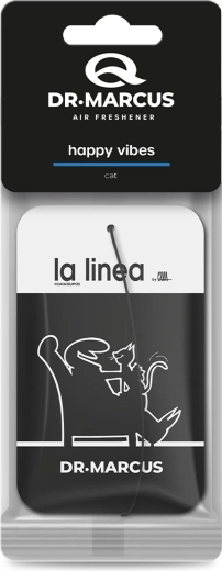 Ambientador de aire de celulosa para coche Dr. Marcus La Linea con forma de gato