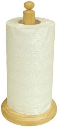 Soporte de madera para rollos de papel de cocina de madera de haya 31,5 cm