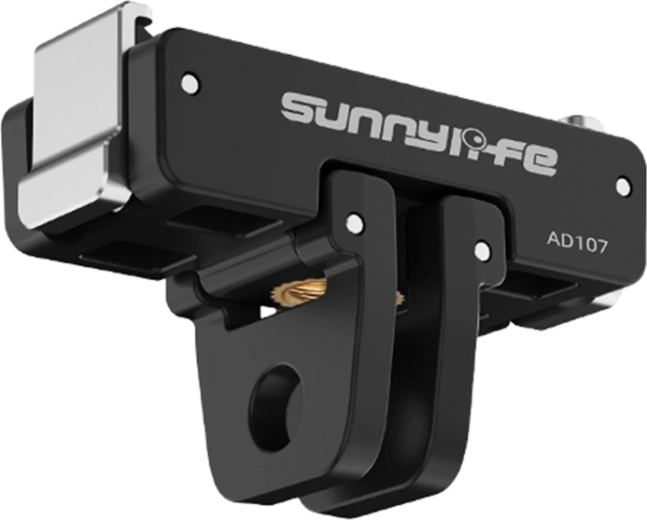 Adaptador de montaje Sunnylife de liberación rápida de doble cara 1/4" para Osmo Nano y Action 6