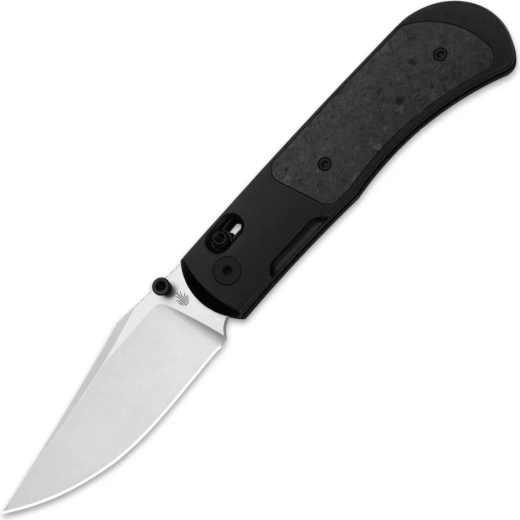 Navaja plegable de bolsillo Kizer Tycho M390, titanio y carbono