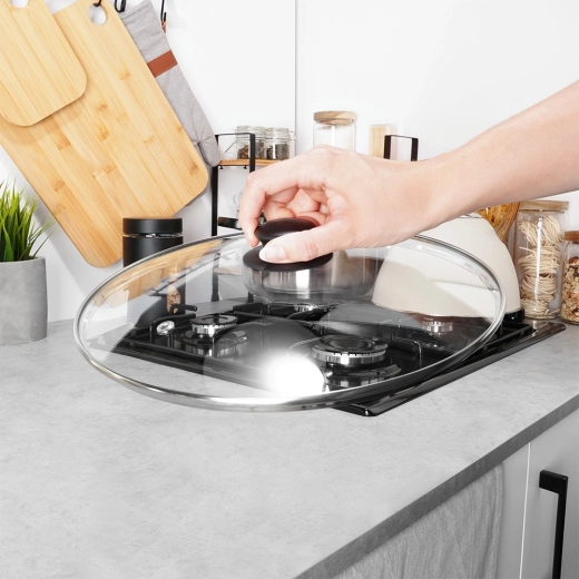 Borde de acero inoxidable duradero y agarre seguro