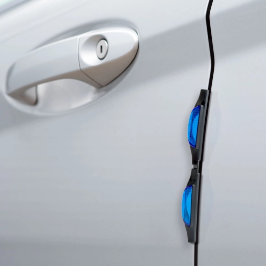 Protector reflectante para bordes de puertas de coche, azul – 2 unidades