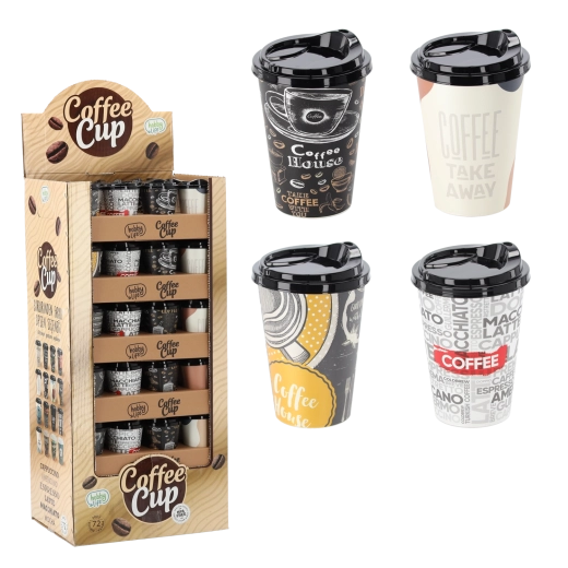Termo taza de viaje con tapa Hobby Life 500 ml