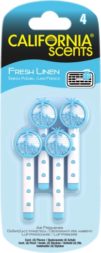 Varillas aromáticas para ventilación Fresh Linen – California Scents