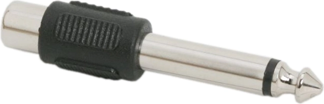 Adaptador de toma RCA a conector jack mono de 6,3 mm
