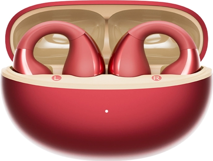 Auriculares inalámbricos qcy crossky clip c30s rojos