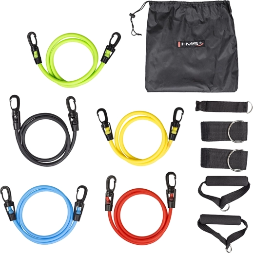 Juego de bandas de resistencia HMS TX30 con accesorios