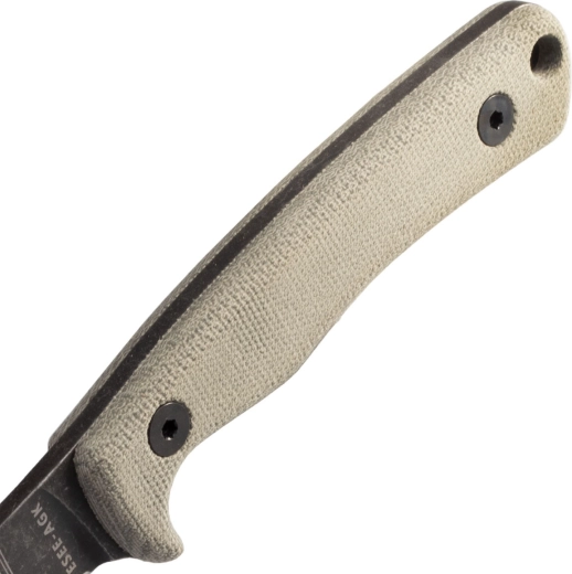 Micarta gris ergonómica con agarre seguro