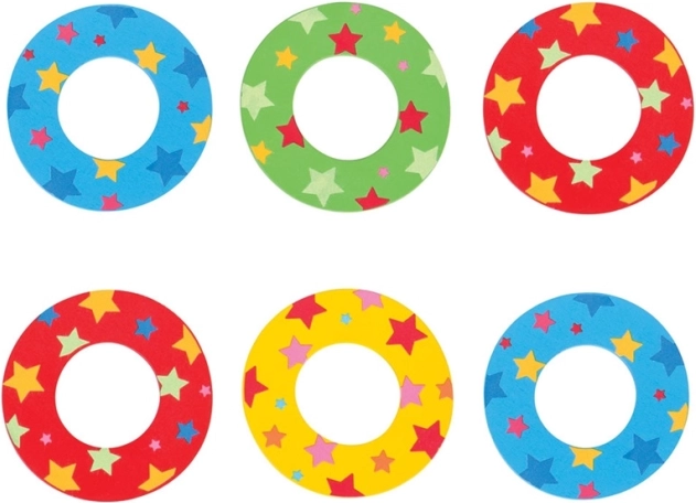 Bigjigs Toys Letra de madera con estrellas - O
