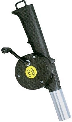 Soplador mecánico para barbacoa