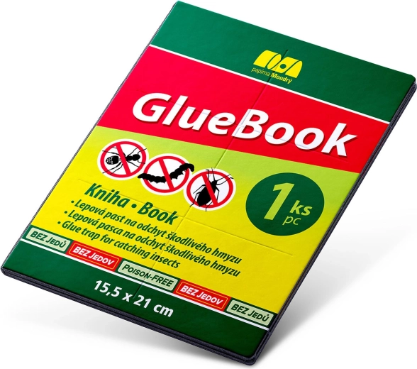 Trampa para insectos rastreros GlueBook – trampa adhesiva con forma de libro