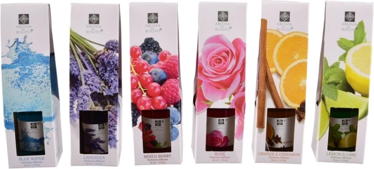 Difusor de aroma para interiores 30 ml – mix de 6 variantes