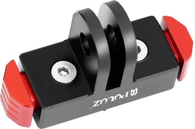 Soporte magnético de liberación rápida Puluz para GoPro HERO13 Black / MAX2 (negro y rojo)