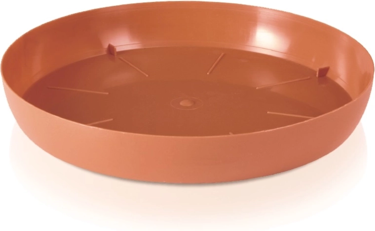 Plato de plástico para maceta 19,7 cm terracota