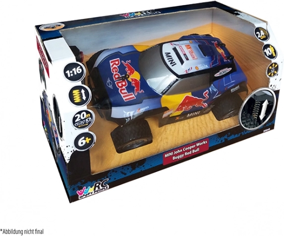 Buggy RC RED BULL MINI John Cooper Works 1:16, 2,4 GHz