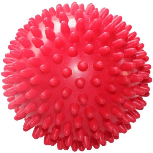 Merco pelota de masaje suave erizo 9 cm roja - 1 unidad
