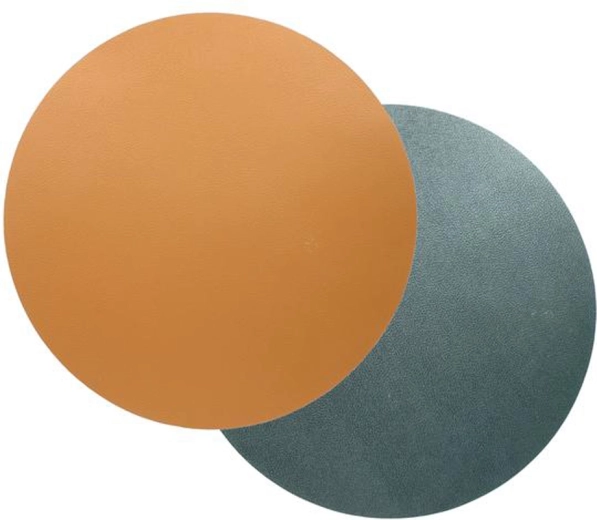 Mantel individual bicolor TORO 38 cm marrón/negro