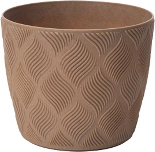 Maceta Flow Petit Eco Wood 17 cm
