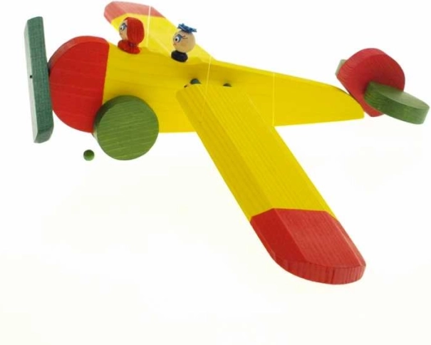 Decoración colgante de madera Avión para habitación infantil