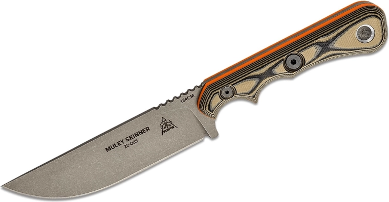 Materiales resistentes: 154CM, G10 y construcción full-tang