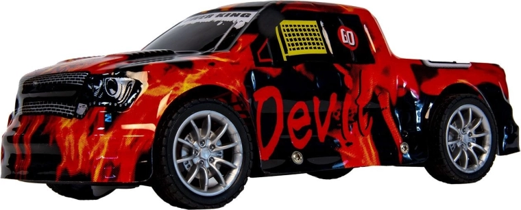 Coche de carreras teledirigido Devil, rojo - 1 unidad
