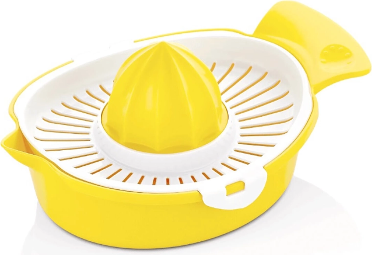 Exprimidor de cítricos con cuenco TASTY, 20 × 15 × 8 cm, plástico