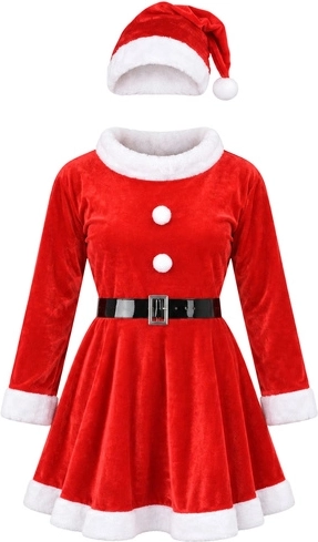 Aspecto clásico de Mamá Noel
