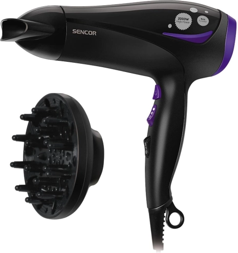 Secador de pelo Sencor con ionización y difusor