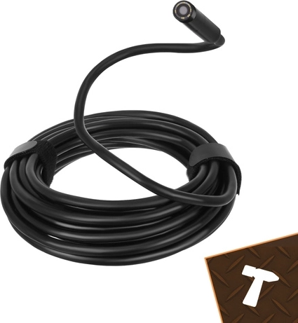 Largo cable flexible de 5 m e impermeabilidad IP67