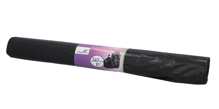 Bolsas de basura extra resistentes 240 l, negras, 10 uds