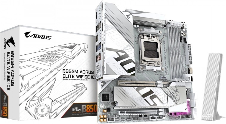 Gigabyte AORUS B850M elite WiFi 6E ICE placa base mATX (AM5)