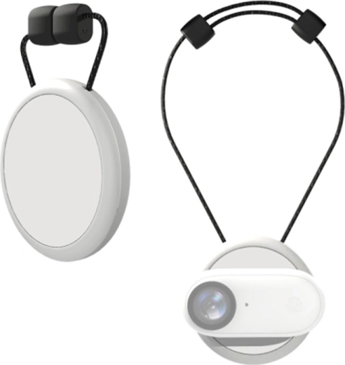Soporte magnético para el cuello Puluz para Insta360 GO 3/GO 3S, blanco - 1 pieza