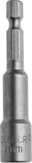 Adaptador magnético 1/4" 7 mm, hexagonal