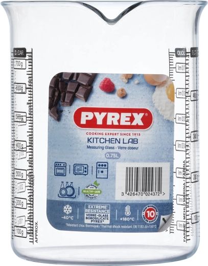 Jarra medidora de vidrio PYREX 0,75 l