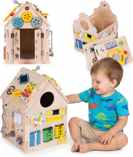 Casita Montessori de madera XXL con 30 actividades en 1 ECOTOYS